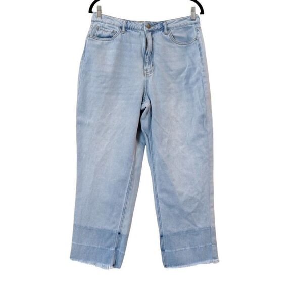 Pookie Loves Sebastian Womens Size 11/30 Blue Light Wash Denim Straight Jeans - Picture 1 of 9